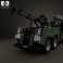 Renault Kerax Military Crane 2011 3d model