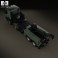Renault Kerax Military Crane 2011 3d model