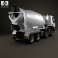 Renault Kerax Mixer 2011 3d model