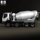 Renault Kerax Mixer 2011 3d model