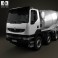 Renault Kerax Mixer 2011 3d model