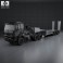 Renault Kerax Tractor Platform Trailer 2011 3d model
