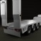Renault Kerax Tractor Platform Trailer 2011 3d model