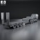 Renault Kerax Tractor Platform Trailer 2011 3d model