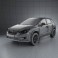 Subaru XV with HQ Interior 2012 3d model