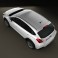 Subaru XV with HQ Interior 2012 3d model