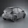 Toyota Aygo 3-door 2012 3d model