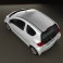 Toyota Aygo 3-door 2012 3d model