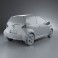 Toyota Aygo 3-door 2012 3d model