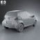 Toyota Aygo 5-door 2013 3d model