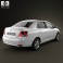 Toyota Yaris sedan (Vios, Belta) 2011 3d model
