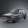 Volkswagen Golf Mk2 3-door 1983 3d model