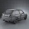 Volkswagen Golf Mk2 3-door 1983 3d model