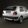 Volkswagen Golf Mk2 3-door 1983 3d model