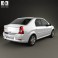 Renault Logan Sedan 2011 3d model