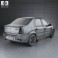 Renault Logan Sedan 2011 3d model