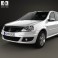 Renault Logan Sedan 2011 3d model