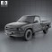 Chevrolet S10 Single Cab Standart Bed 1994 3d model