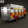 DAF LF Fire Truck 2011 3d model