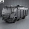 DAF LF Fire Truck 2011 3d model