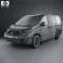 Fiat Scudo Panorama ShortWheelbase 4-door 2011 3d model
