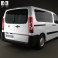 Fiat Scudo Panorama ShortWheelbase 4-door 2011 3d model