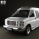 GMC Savana Cargo Van YF7 Upfitter 1997 3d model
