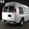 GMC Savana Cargo Van YF7 Upfitter 1997 3d model