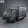 Isuzu NPR Beverage 2011 3d model