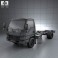 Isuzu NPR Chassis 2011 3d model
