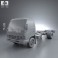 Isuzu NPR Chassis 2011 3d model