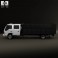 Isuzu NPR Dump Truck 2011 3d model