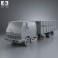 Isuzu NPR Dump Truck 2011 3d model