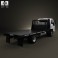 Isuzu NPR Flatbed 2011 3d model