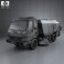 Isuzu NPR Road Cleaner 2011 3d model