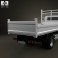 Isuzu NPR Tipper Van Truck 2011 3d model