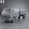 Isuzu NPR Tipper Van Truck 2011 3d model