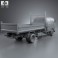 Isuzu NPR Tipper Van Truck 2011 3d model