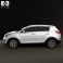 Kia Sportage with HQ Interior 2011 3d model