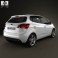 Kia Venga with HQ Interior 2011 3d model
