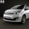 Kia Venga with HQ Interior 2011 3d model