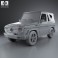 Mercedes-Benz G-Class Cabriolet 3-door 2011 3d model