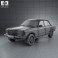 Mercedes-Benz W123 sedan 1975 3d model