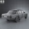 Mercedes-Benz W123 sedan 1975 3d model