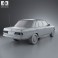 Mercedes-Benz W123 sedan 1975 3d model