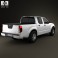 Nissan Frontier Crew Cab Short Bed 2012 3d model