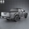 Nissan Frontier Crew Cab Short Bed 2012 3d model