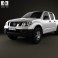 Nissan Frontier Crew Cab Short Bed 2012 3d model