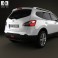 Nissan Qashqai+2 2010 3d model