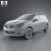Nissan Qashqai+2 2010 3d model